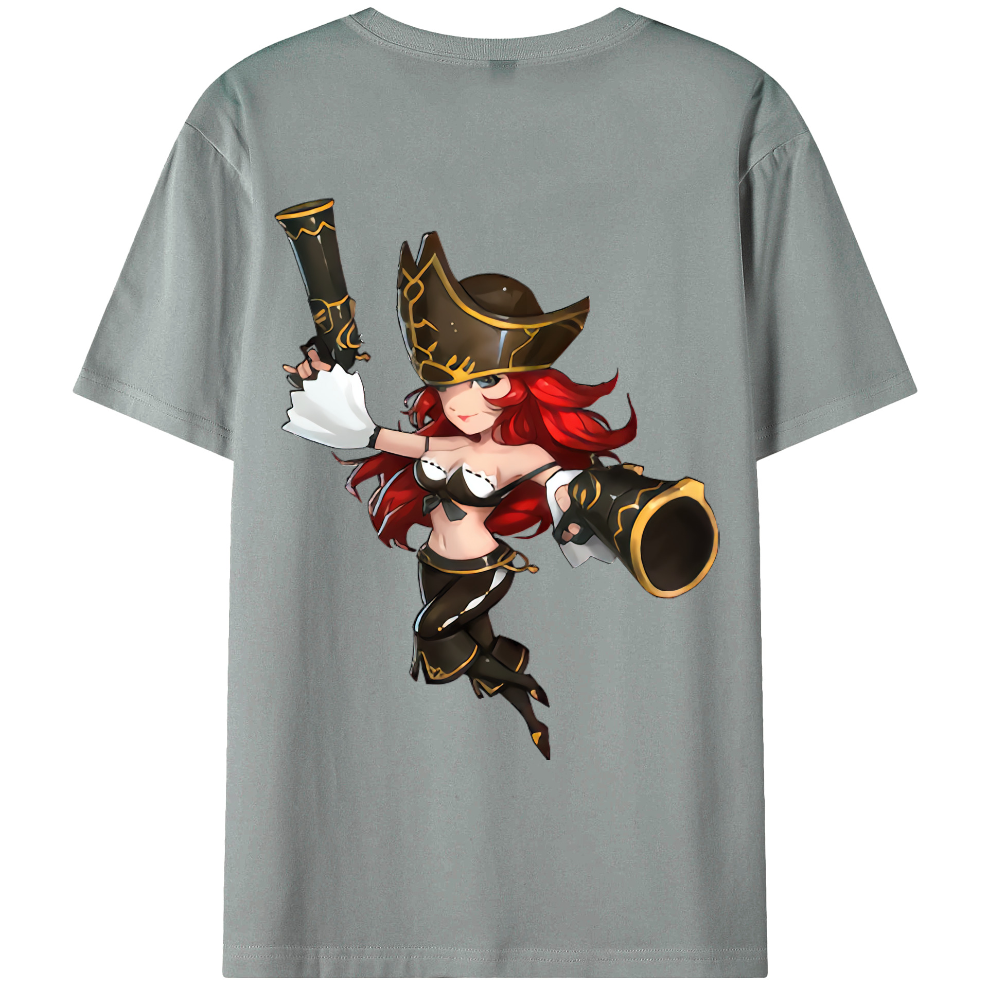 （画像用） リーグ・オブ・レジェンド League of Legends LOL 綿100％ メンズ半袖Tシャツ（バックプリント） 通気性